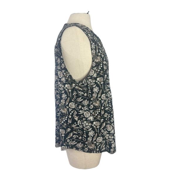 Lucky brand sleeveless paisley pullover top size xl - Picture 3 of 7